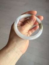Load image into Gallery viewer, 57.3mm Certified Type A 100% Natural icy watery white purple black brown Jadeite Jade bangle BL74-7052