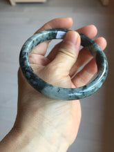Load image into Gallery viewer, 62mm Certified Type A 100% Natural dark green red Jadeite bangle PD138-6234