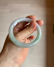 Load image into Gallery viewer, 50.8mm Certified Type A 100% Natural light green/purple/yellow(FU LU SHOU) round cut Jadeite Jade bangle Z135-2803