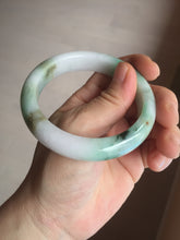 Load image into Gallery viewer, 57mm certified 100% natural type A sunny green/purple/yellow jadeite jade bangle BN101-7704