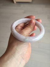 Load image into Gallery viewer, 60mm Certified Type A 100% Natural sunny green/white/purple Jadeite Jade bangle BL4-0367