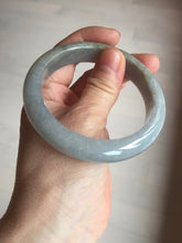 Load image into Gallery viewer, 57mm Certificated 100% natural type A light green/gray/black jadeite jade bangle BP53-5969