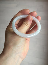 Load image into Gallery viewer, 49mm certified 100% natural Type A icy watery sunny green white yellow jadeite jade bangle BN70-9367