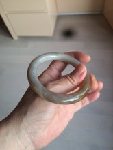 Load image into Gallery viewer, 52.5mm 100% natural beige pink gray round cut Coral Jade (珊瑚玉) bangle SY45