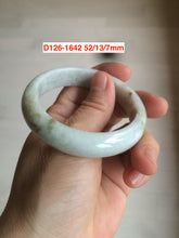 Load image into Gallery viewer, Sale! 49-54mm certified Type A 100% Natural dark green/white/black Jadeite Jade bangle with defects group GC30