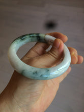 Load image into Gallery viewer, 58mm Certified Type A 100% Natural light green/purple/white/brown Jadeite Jade bangle AH80-0458
