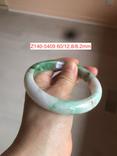 Load image into Gallery viewer, 53-62mm certified Type A 100% Natural sunny green/white/purple/pale pink/black Jadeite Jade bangle (with defects) group AD24