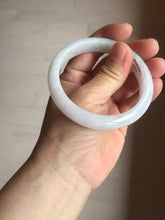 Load image into Gallery viewer, 56.3mm certified 100% natural type A icy watery green/purple jadeite jade bangle AR114-3556