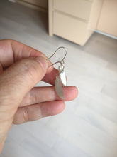 Load image into Gallery viewer, 100% Natural type A light green yellow jadeite Jade beads earring BN27 (add-on item, Not for sale individually.)