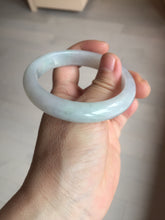 Load image into Gallery viewer, 55.6mm Certified type A 100% Natural light green/purple/white Jadeite bangle BK126-0252