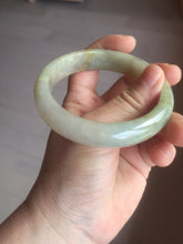 Load image into Gallery viewer, 58mm Certified Type A 100% Natural green/yellow Jadeite Jade bangle PA8-6091 $29.99 Group