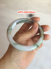 Load image into Gallery viewer, Sale! Type A 100% Natural dark green/white/black Jadeite Jade bangle with defects group 3
