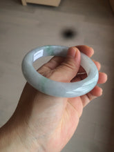 Load image into Gallery viewer, 55mm Certified type A 100% Natural green/white/purple Jadeite jade bangle BG32-0318