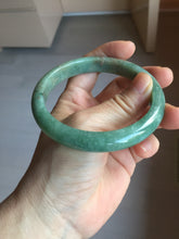 Load image into Gallery viewer, 62mm Certified Type A 100% Natural dark green red Jadeite bangle PD152-6271