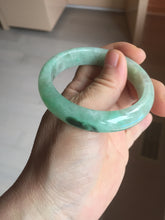 Load image into Gallery viewer, 52.9mm certified 100% natural Type A sunny green jadeite jade bangle PB163-4653