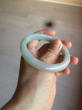 Load image into Gallery viewer, 56.7mm Certified type A 100% Natural green/blue/purple Jadeite Jade bangle L141-9629