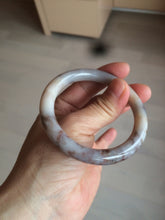 Load image into Gallery viewer, 52.5mm 100% natural beige brown gray beige round cut Coral Jade (珊瑚玉) bangle SY65