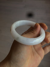 Load image into Gallery viewer, 52.9mm 100% natural Type A light purple/white jadeite jade bangle K109-8010