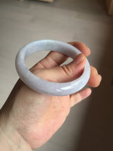 Load image into Gallery viewer, 57mm certified 100% natural type A purple/white jadeite jade bangle E81-0823