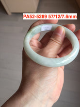 Load image into Gallery viewer, 52-63mm certified Type A 100% Natural dark green/white/purple/black Jadeite Jade bangle group with defects PA