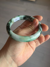 Load image into Gallery viewer, 60mm certified Type A 100% Natural sunny green dark green brown Jadeite Jade bangle AA46-3274
