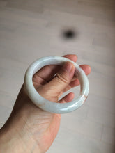 Load image into Gallery viewer, 56.8mm certified 100% natural type A light green/white/red  jadeite jade bangle AR81-4080