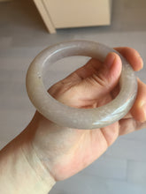 Load image into Gallery viewer, 56mm 100% natural light purple/pale pink/beige with flying snow Quartzite (Shetaicui jade) bangle SY76