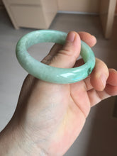 Load image into Gallery viewer, 52.9mm certified 100% natural Type A sunny green jadeite jade bangle PB163-4653