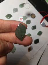 Load image into Gallery viewer, 100% natural type A jadeite jade icy Willow leaf bead KS97