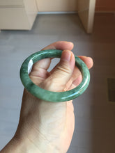 Load image into Gallery viewer, 55mm Certified Type A 100% Natural oily dark green(老油青)Jadeite bangle PD145-6278