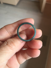 Load image into Gallery viewer, 100% natural type A green/blue/purple Guatemala jadeite jade band ring group PD9