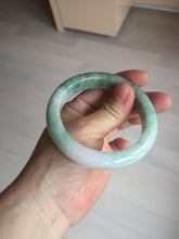 Load image into Gallery viewer, 57mm certified 100% natural type A sunny green/purple/brown jadeite jade bangle BN99-7710