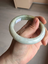 Load image into Gallery viewer, 56.1mm 100% natural certified light green yellow purple jadeite jade bangle BM92-9766