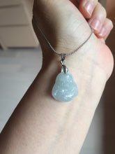 Load image into Gallery viewer, 100% Natural type A green/white small happy buddha jadeite Jade pendant necklace group BP111
