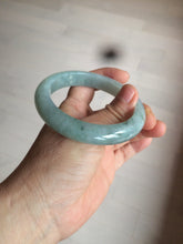 Load image into Gallery viewer, 56.8mm 100% natural Type A icy watery green  jadeite jade bangle AX51-7558