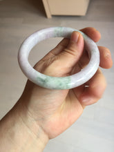 Load image into Gallery viewer, 60mm certified Type A 100% Natural light green purple Jadeite Jade bangle PC97-8466