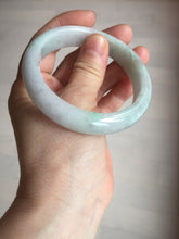 Load image into Gallery viewer, 56.5mm 100% natural type A green/white/purple/red (FU LU SHOU) jadeite jade bangle BP54-0621