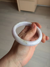 Load image into Gallery viewer, 58.5mm Certified Type A 100% Natural green/purple/white Jadeite Jade bangle BM88-4502