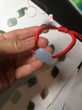 Load image into Gallery viewer, 100% natural type A jadeite jade icy Willow leaf bead KS97