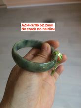 Load image into Gallery viewer, 51-52mm certificated Type A 100% Natural light green/yellow/brown thin Jadeite Jade bangle AZ54