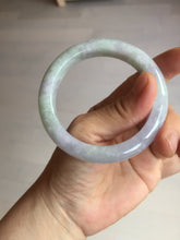 Load image into Gallery viewer, 54mm Certified Type A 100% Natural light green purple Jadeite Jade bangle PC98-9150