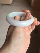 Load image into Gallery viewer, 50mm certified 100% natural Type A icy watery sunny green white red oval jadeite jade bangle BP48-9354