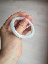 Load image into Gallery viewer, 49mm certified 100% natural Type A icy watery sunny green white yellow jadeite jade bangle BN70-9367