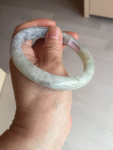 Load image into Gallery viewer, 61.5mm Certified Type A 100% Natural white/light purple/green Jadeite Jade bangle BF120-1933