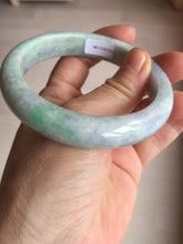 Load image into Gallery viewer, 59mm Certified Type A 100% Natural sunny green purple Jadeite Jade bangle BP40-1180