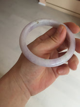 Load image into Gallery viewer, 57.5mm certified 100% natural type A light green/purple/yellow(FU LU SHOU)  jadeite jade bangle BN82-8715
