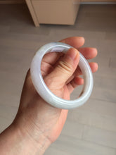 Load image into Gallery viewer, 57.6mm Certified Type A 100% Natural icy watery white purple black brown Jadeite Jade bangle BM21-7700