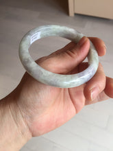 Load image into Gallery viewer, 58.5mm Certified Type A 100% Natural white/light purple/green Jadeite Jade bangle BF121-1927
