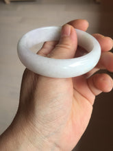 Load image into Gallery viewer, 54mm Certified type A 100% Natural light green purple white Jadeite bangle BP170-1055