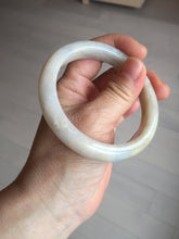Load image into Gallery viewer, 57.5mm Certified Type A 100% Natural white/yellow/brown (golden sand) Jadeite Jade bangle BM52-7050